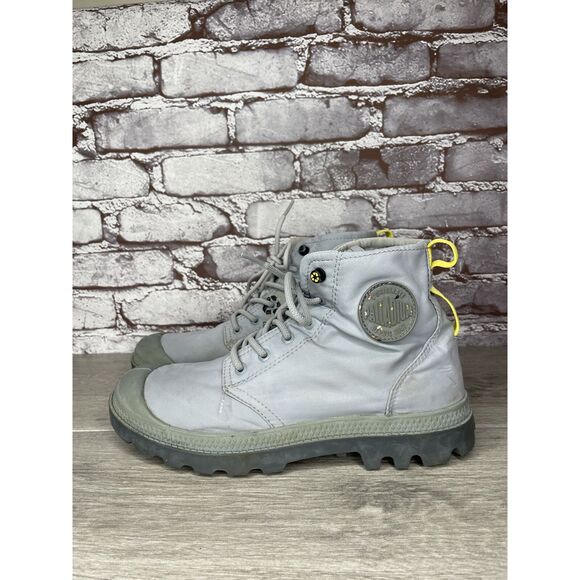 Palladium Pampa Travel Lite Slate Gray Combat Mesh Boots Men Sz 7M US/40EU W8.5M - Picture 5 of 16